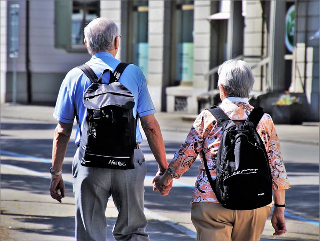 Elderly couple